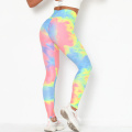 2020 Hot Sales Tie Die Leggings Fitness Push Up Up Uping Butt Butt Gym Leggings Sports Femmes Pantalons de yoga